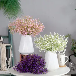 Dekoratif Çiçekler Gypsophila simülasyon çiçek sahte düğün yapay ev dekor toptan damla prop