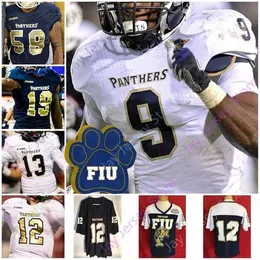 Mitch 2020 Custom Florida International FIU Football Jersey NCAA College 19 Shemar Thornton Austin Maloney Tony Gaiter IV Alexy Jean-Baptiste