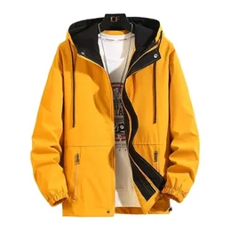 Herrjackor 6xl 7xl 8xl plus size s Spring Autumn Casual Fashion Bomber Overcoat Baseball Coats 220924