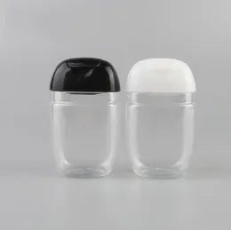 30ml el dezenfektan şişe Pet Plastik Yarım Yuvarlak Çarpıştırma Şişesi Çocuk Taşıma El-Saniter Şişeler SN4899