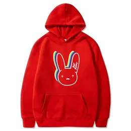 Herrtröjor tröjor män s hoodies tröjor dålig bunny rolig koreansk kläder avslappnad pullover harajuku män kvinnor hooded hoody hip hop hoodie male 220922 vwm9