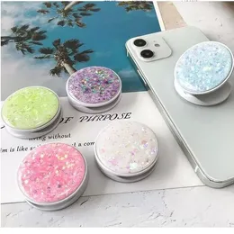 Suporte de telefone universal para carro com glitter de cor misturada para smartphones com suporte de aderência para tablets iphone x samsung