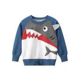 Pullover 1 9T Toddler Kid Boys Sweatshirt Autumn Winter Clothes Loose Top Cotton Childrens Hoodie Outfits 220924