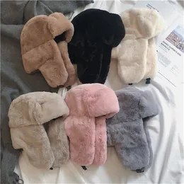 Beanieskull Caps Hat Winter Hatt Ushanka for Meffey厚い暖かい暖かい防風パイロット220927