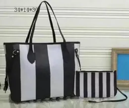 2 parçalı Set Kompozit Paket Çanta Kadın Lüks Tasarımcılar Çantalar Sac Seyahat Tote Çanta PU Moda Duffel Omuz Çantası'nın Alışveriş Para Çantası 40156