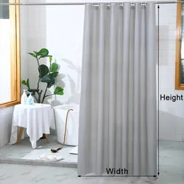 Shower Curtain Waterproof PEVA Bath Curtains Modern Pattern Bathroom Curtain Solid Color