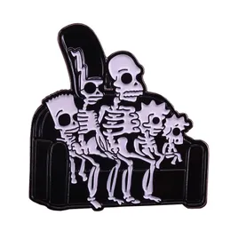 Other Fashion Accessories Halloween Arts Gifts Hard Enamel Pins Collect Gothic Skull Metal Cartoon Brooch Backpack Collar Lapel Badges Fashion Jewelry