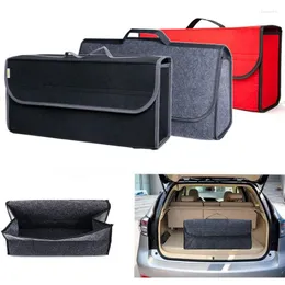 Bilarrang￶r 2022 Style Trunk Storage Bag Cargo Container Box Fireproof Stowing Tidying Holder Multi-Pocket Styling