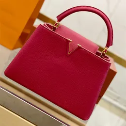 LouiseviutionBag Handbagトップハンドル女性デザイナーショルダーバッグCapucines BB TOTESクロスボディバッグLUIS VUITTONSバッグAurillon Leather Han 3631