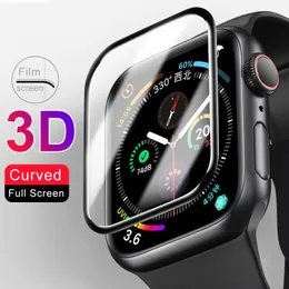 Film ochraniacza ekranu do Apple Watch Ultra SE Series 8 7 49 mm 41 mm 45 mm 40 mm 44 mm 3D Zakrzywiony szklany szklany szklan