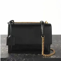 7A Quality Designer Shoulder Bag Tote SUNSET Women's Men with Key Ring WOC Crossbody Genuine Leather Handbag Wallet Loulou Caviar Envelope Clutch Fashion Bags