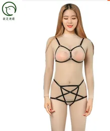 Sexy erotic lingerie three-point bikini one-piece passion suit large size teasing temptation pajamas nightclub uniform Sao