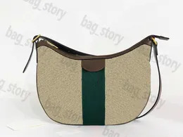 598125 Ophidia Bag Unisex Fashion Casual Designe Luxury Crossbody ShoulderBag Tote Handbag Messenger Large Capacity Hobo Canvas Half-moon Cross Body