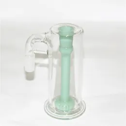 14-mm-Glas-Aschefänger für BONG Hookah Smoking Pipe Oil Burner mit Schüssel oder Quarz-Banger-Silikonbehälter