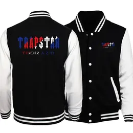 Jackets Mens Trapstar Chienille Funny Prints Mens Coats Fashion Loose Sportswear Autumn Hip Hop Cardigan Comfortable Casual Male Jacket 220926