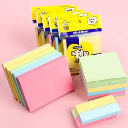 Notes 100 Sheets 76 76mm Sticky notes Pads Posits Stationery Paper Stickers Posted It Memo Notepad Notebook School Office Accessories 220927