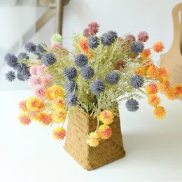 Декоративные цветы венки головы Bayberry Artificiation Flower Plastic Bouquet Home Gardencor