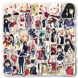 50Pcs Anime Lycoris Recoil Stickers Graffiti Decalcomanie Bambini Giocattoli Classici Regalo DIY Laptop Phone Frigo Car Cartoon Sticker