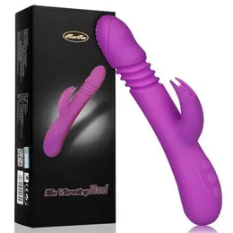 Massageador sexual Massageador Hot Stretching Swing Vibrator Telescópico Inteligente Aquecimento Dildo Adultos Toys Speed ​​G Spot Produtos para WomensSSSs