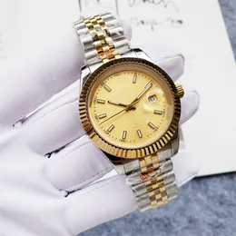 Lyx m￤n mekanisk sport automatisk datumklocka m￤rke geometriskt nummer kalender armbandsur rostfritt st￥l guld silver klockor man klocka vattent￤t 40mm