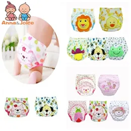 Cloth Diapers 6pc Baby Training Pants Children Study Diaper Underwear Infant Learning Panties born Cartoon Diapers Trx0001 220927