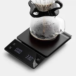 Измерение инструментов кухонные чешуйки с таймером Food Coffee NCE Electonic Digital Drip Precision Tool 210615 Drop Delivery 2021 Ho Bdesybag Dhb3z