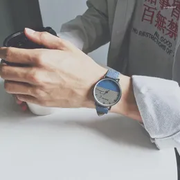 Orologi da polso Orologio retrò minimalista hip-hop Studente maschio Trend Personalità coreana Cool Youth Harajuku Style