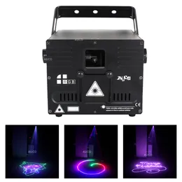 500 MW LED RGB DMX SD-kaartprogramma 12CH Scan Animation Laser Lighting Deurlamp Par DJ Party Disco Pro Projector Stage Licht Luce FB-6-SD