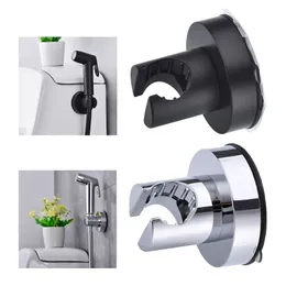 Other Faucets Showers Accs Vacuum Suction Cup Bidet Sprayer Bracket No punch Shower Head Holder Removable Wall Mount ABS Bathroom Accessories Black 220927