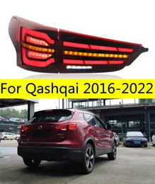 Bilkastare f￶r qashqai 20 16-2022 LED Auto Taillight Assembly Upgrade X3 Design Dynamic Lamp High Lighlight Backlight Tool Accessories