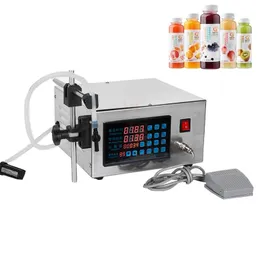 One Head Liquid Filling Machine Peristaltic Pump Bottle Water Juice Beverage Portable Table Packaging Production Line
