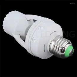 Lamp Holders High Sensitivity PIR Human Body Motion Sensor LED With Control Switch Bulb Socket Suitable For E27 Screw Light Bulbs