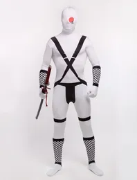 Japońskie ninja samurai cosplay cosplay Catsuit Wzór drukowania licar pełne ciało zentai garnitur kostiumów klubowych kombinezon klubowy