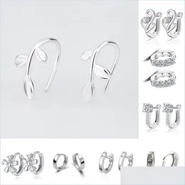 Clip sul retro a vite in argento sterling 925 per prevenire l'allergia, piccolo orecchino a bottone per le donne, coppia di sposi, alla moda, geometrico, fatto a mano, Paety, ebreo Dhiar