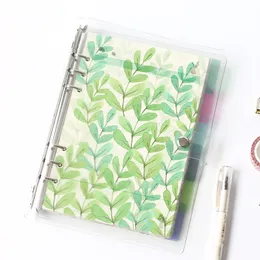 Notepads Creative A5 A6 A7 Colored Notebook Index Page Matte Cover Spiral Diary Planner Paper Note Book Category Pages Stationery 220927