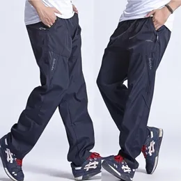 Męskie spodnie sportowe joggery na zewnątrz swobodne szybko suche oddychające mężczyźni mężczyźni spodnie dreski aktywne 6xl 220924
