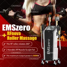 DLS Rollers Fat Burning Muscle Workout Abs Training EMS Fitness HIEMT Machine Plus Roller Body Sculpting Beauty Equipment