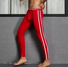 M￤ns termiska underkl￤der Seobean Autumn and Winter Men's Sexy Cotton Colorful Long Johns Low Rise Thermal Underpants 220927