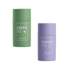OEM Private Label Gesichtspflege Tiefenreinigender, feuchtigkeitsspendender, reinigender Ton-Gesichtsmaskenstift mit grünem Tee