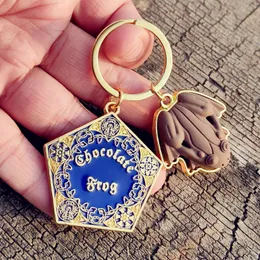 Mode grenouille au chocolat porte-clés porte-clés n'importe quoi de chariots assistant monde magique Cosplay porte-clés porte-clés bijoux accessoire