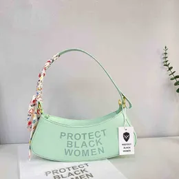 HBP French Niche Silk Sciarpa Ascella Borsa Donna Fashion Texture Messenger Bag Borse a tracolla versatili 220816