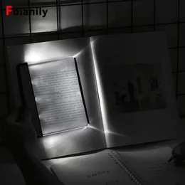 Novelty LED Book Light Reading Flat Plate Night Light Portable Travel dormitory Desk Lamp Eye Protect