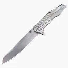 Hot KS1368 Assisted Flipper Folding Knife 8Cr13Mov Stone Wash Blade Stainless Steel Handle Outdoor EDC Pocket Knives with Retail Box