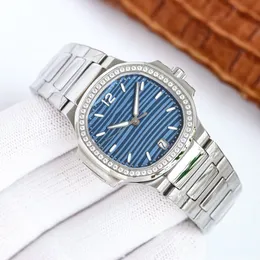 orologio da uomo Orologio da donna Nautilus PP7118 orologi meccanici automatici Orologio da donna 32,2 mm 56 cristalli Coerente con prodotti da banco Specchio zaffiro