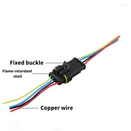 Acessórios de iluminação 1/2/3/4/5/6 Pin Way Car Plug Wire Wire para motocicleta Impermeável conector automobilístico feminino masculino feminino