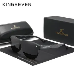 Kingseven Brand Design Glasses TR90 نظارة شمسية مستقطبة للرجال Retro Sun Glasses Sonnenbrille Herren 220429