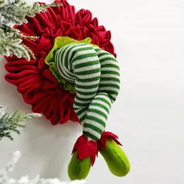 Decorações de Natal atraentes pingentes pendurados ornamentos pingentes de flanela realista ladrão de coroa portátil Ornamento para casa