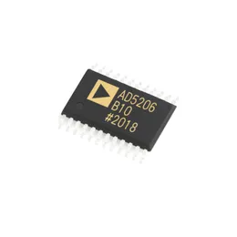 Nowe oryginalne zintegrowane obwody IC 6 Kanał 8-bitowy cyfrowy potencjometr AD5206BRUZ10 AD5206BRUZ10-RL7 IC Chip TSSOP-25 MCU MICROCONTROLLER