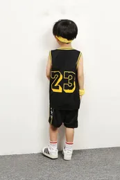 Tute da uomo Fans TopsTees Maglia da bambino 23 6 Top da basket Maglietta e pantaloncini Maglie da 2 pezzi Kit tuta YOUTH College Basketball jerseyes Uniformi