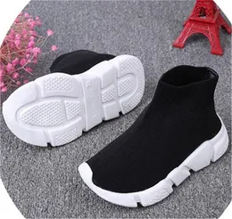 Fashion Boots Boys Girls Sock Casual Shoes Sneakers Sportskor Paris Designer Triple-S Light Breatble Black and White Classic Slow Outdoor Shoe 26-35 EUR